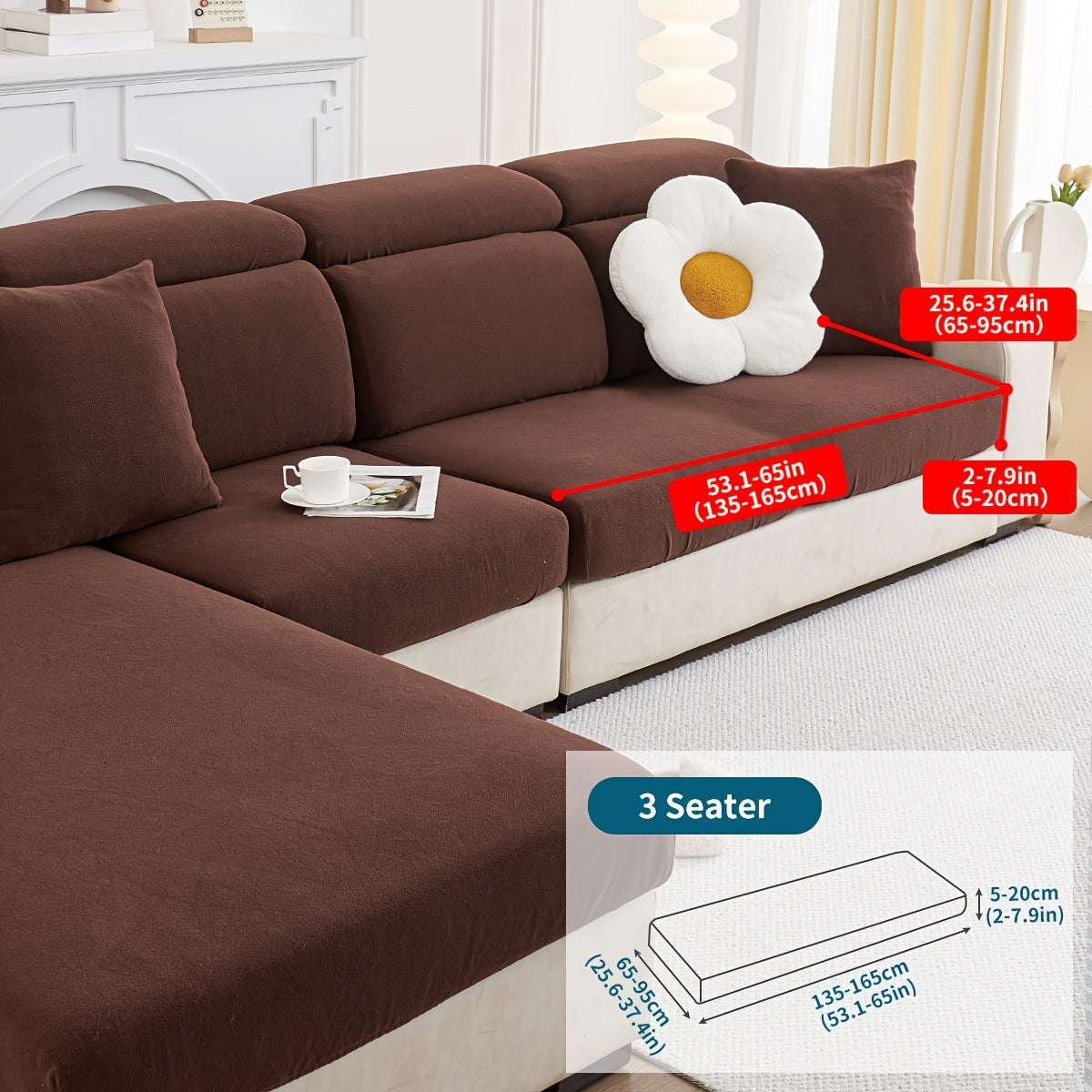 Sofa Decor Orana Non Slip Pet Sofa Cover lifestyle product image for stretch sofa cover in the UK