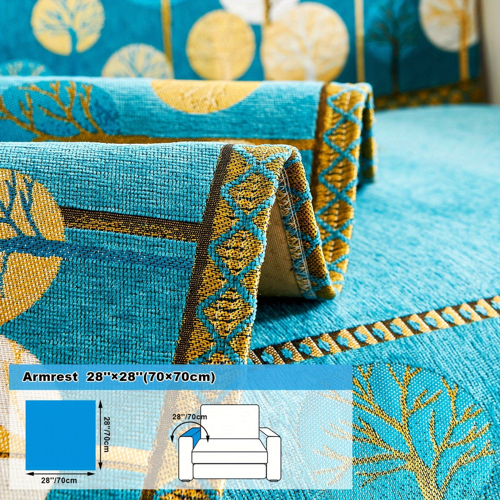 Sofa Decor Sienna Boho Plush Sofa Cover lifestyle product image for boho sofa cover in the UK