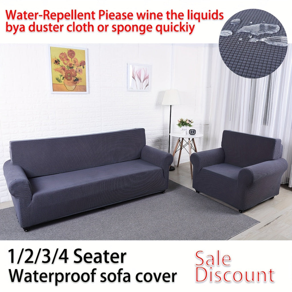 Sofa Decor Noira Water Resistant Stretch Sofa Slipcover stretch sofa cover in the UK - lifestyle fit detail 4