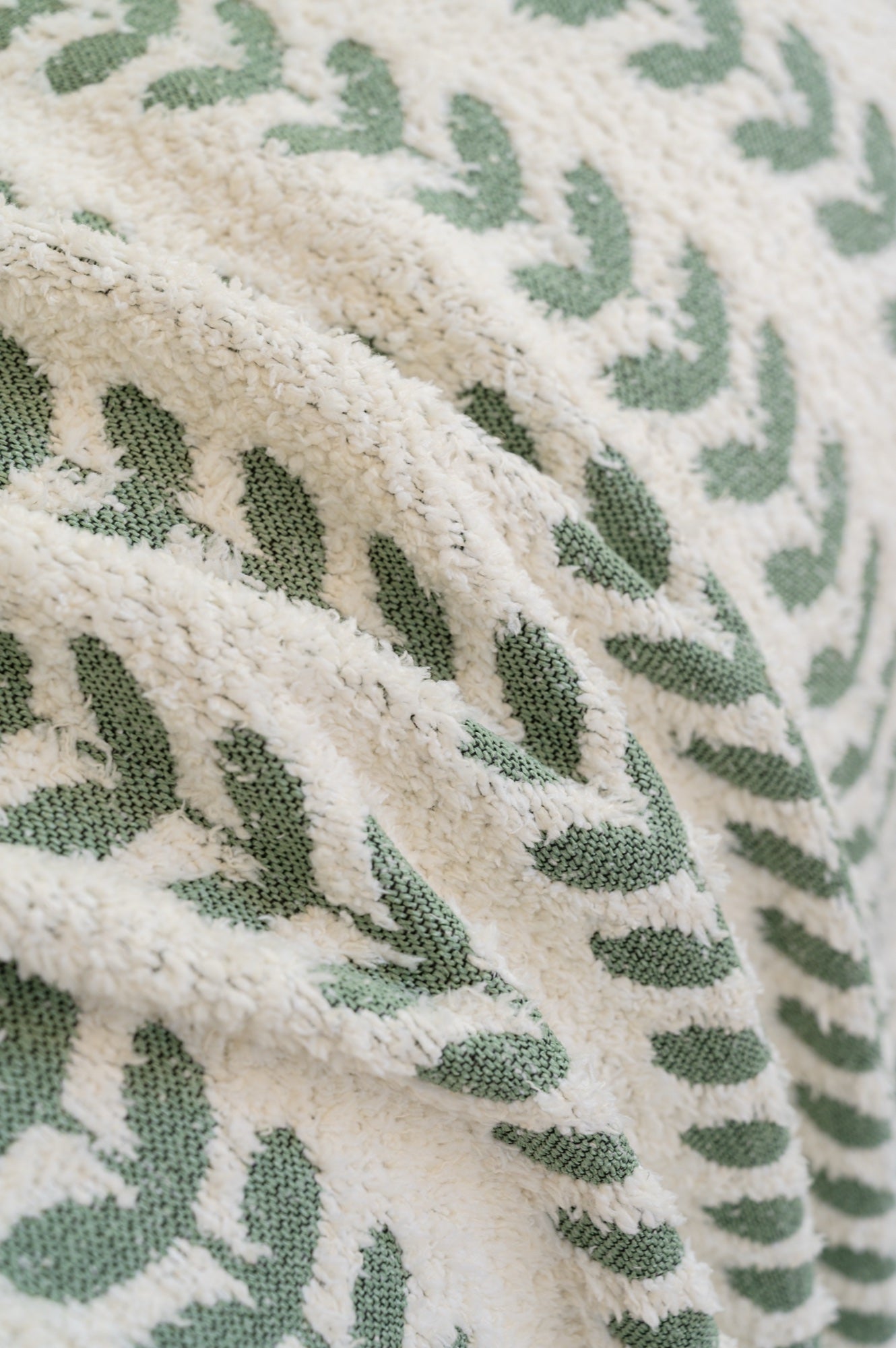 Sofa Decor Palmira Leaf Sofa Throw Cover lifestyle product image for pet friendly sofa throw cover in the UK